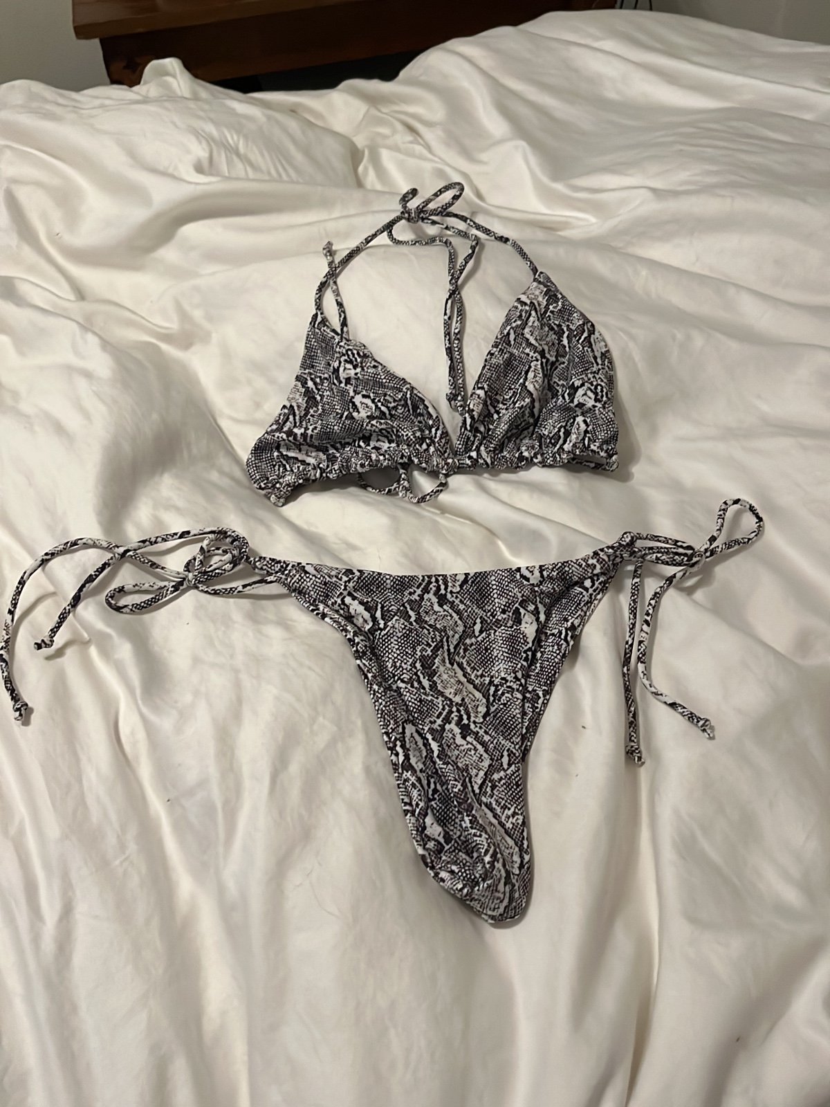 Ark swimwear snakeskin bikini