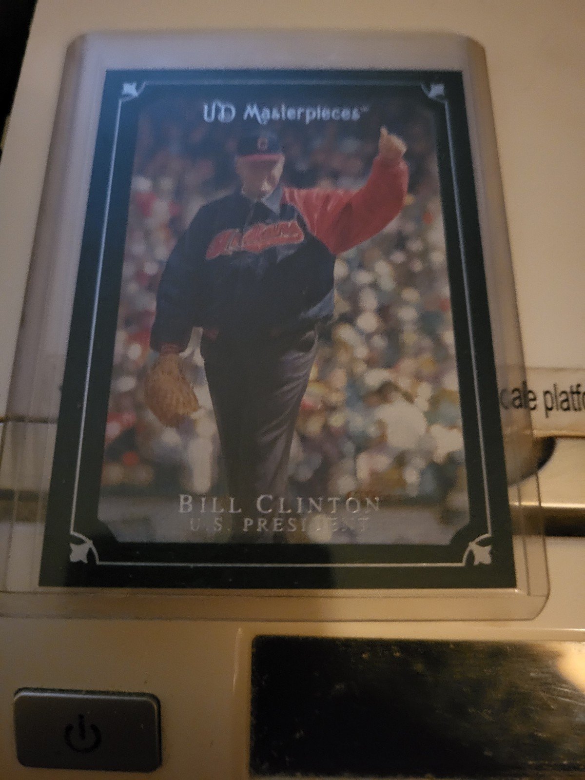 2007 Upper Deck Masterpieces Bill Clinton Green Border