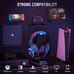 Gaming Headset for PS4 PS5 Xbox One Switch PC with Noise Canceling Mic, Deep