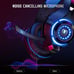 Gaming Headset for PS4 PS5 Xbox One Switch PC with Noise Canceling Mic, Deep