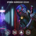 Gaming Headset for PS4 PS5 Xbox One Switch PC with Noise Canceling Mic, Deep
