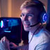 Gaming Headset for PS4 PS5 Xbox One Switch PC with Noise Canceling Mic, Deep