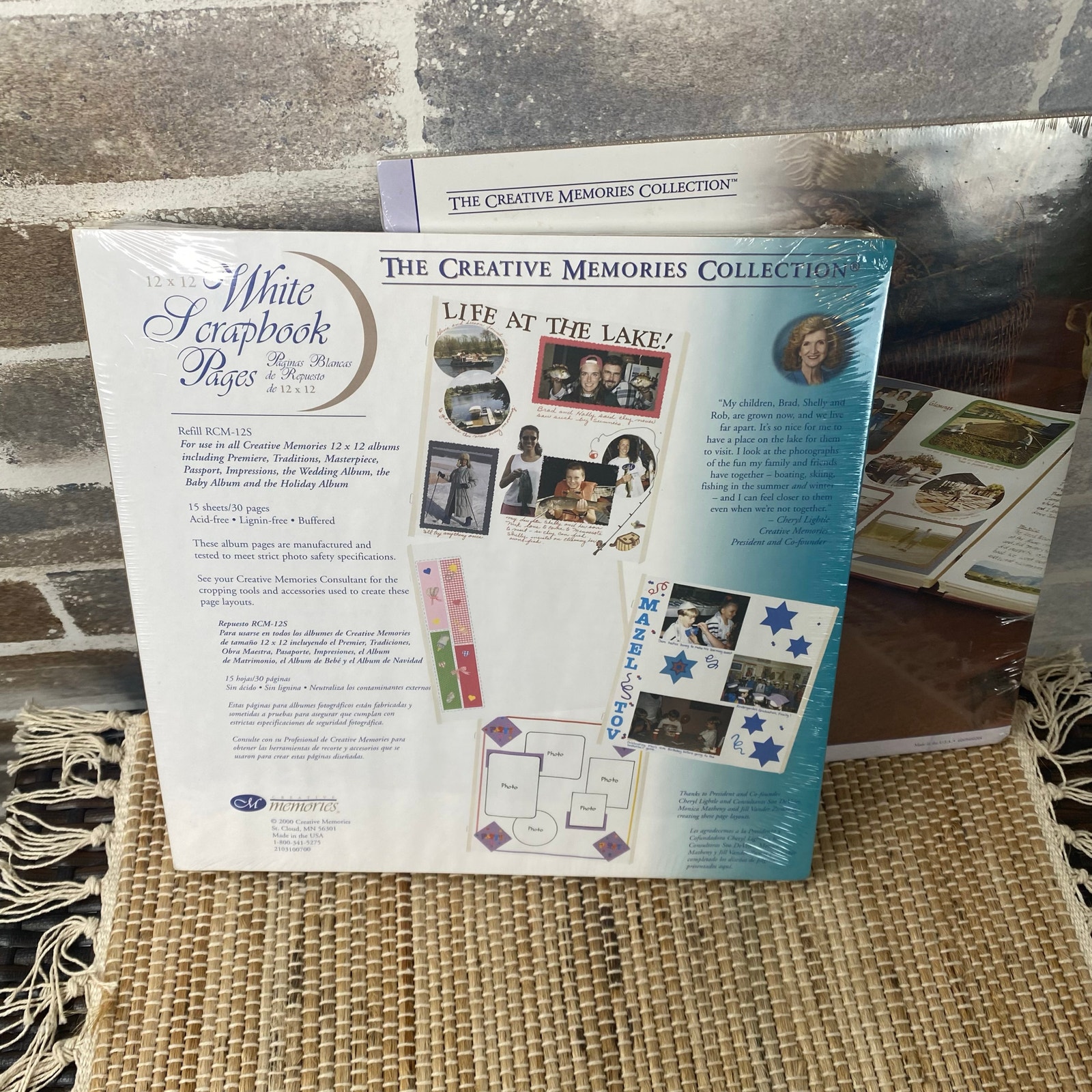 NEW Bundle of Creative Memory Scrapbook Pages (15) & Protectors (15) 12 x 12