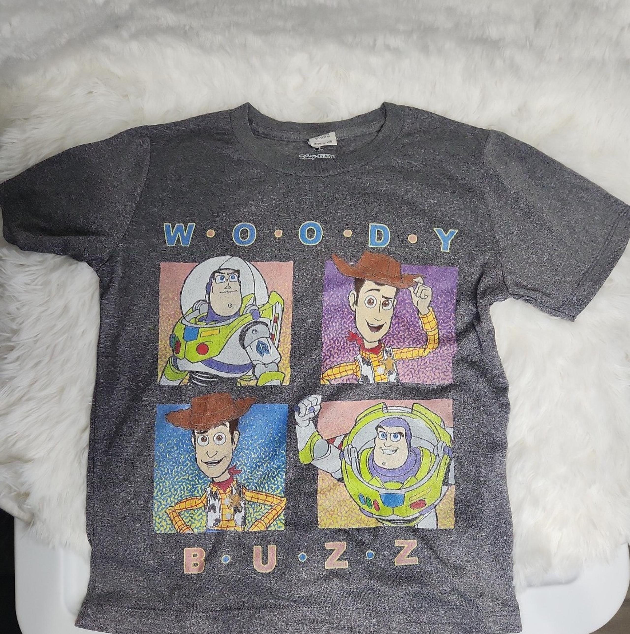 DISNEY PIXAR Toy Story Woody/Buzz T-shirt Size S