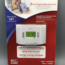 NEW Honeywell 7-Day Programmable Thermostat Temperature Control RCT8103A-White