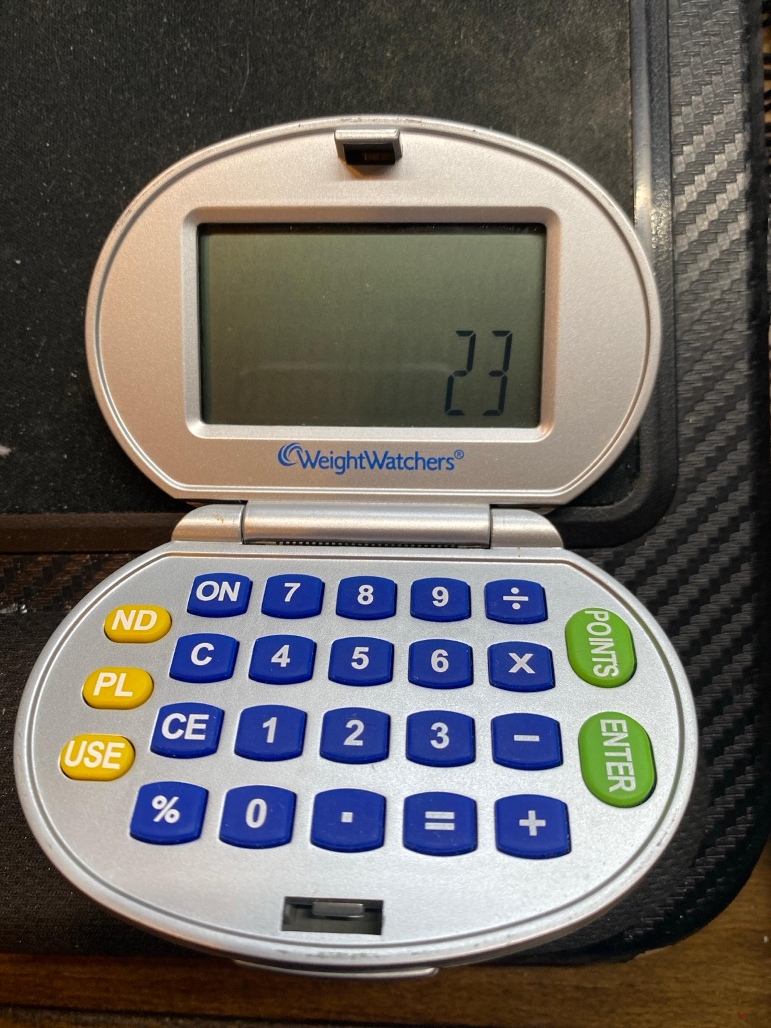 Vintage Weight watchers Points Calculator