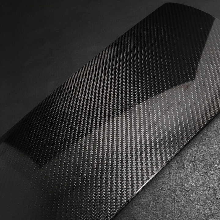 New Real Carbon Fiber Door Lid Glove Box Cover Trim Tesla Model 3 & Y 2017-2023