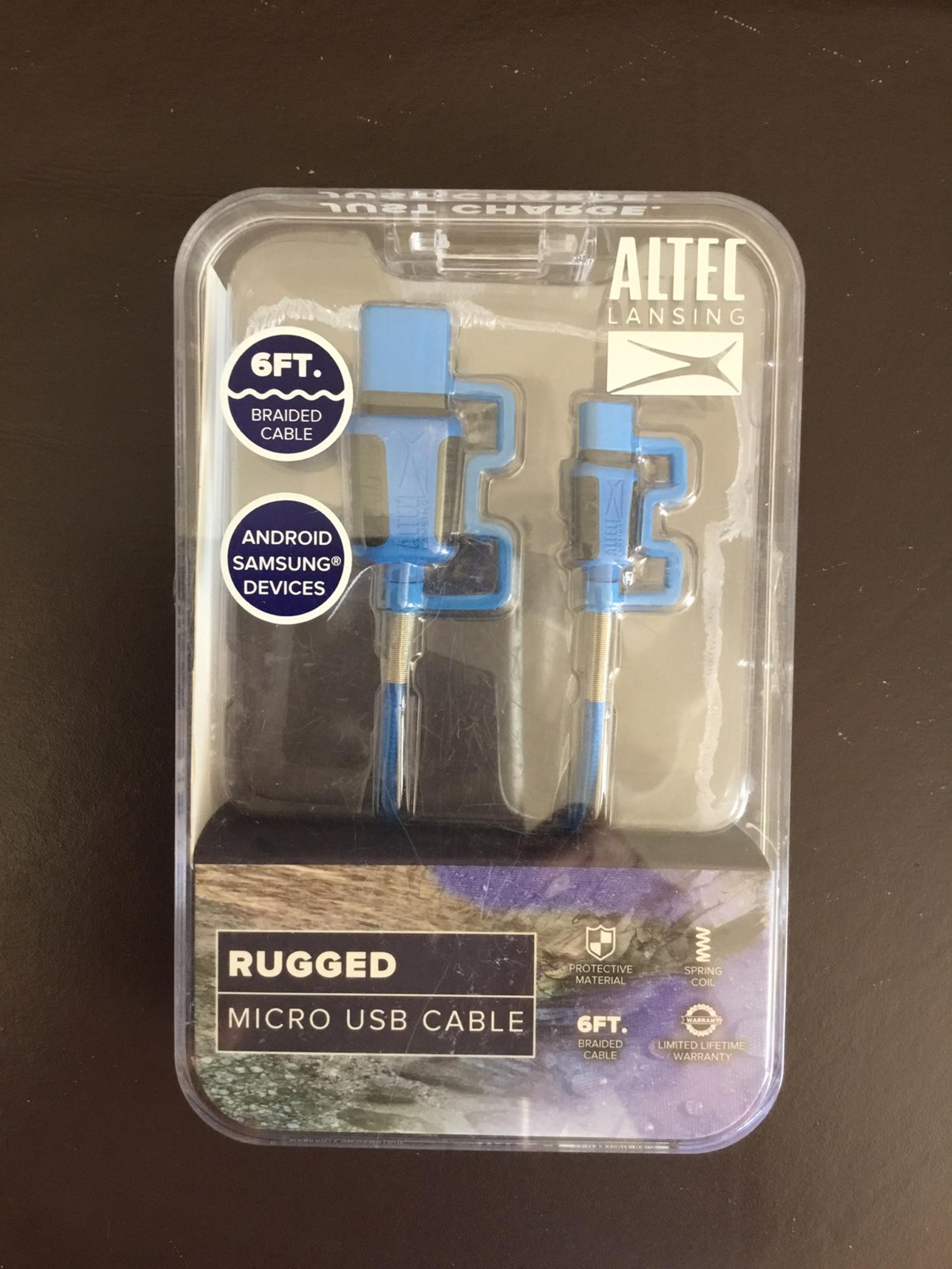 Altec Lansing Rugged Micro USB Cable