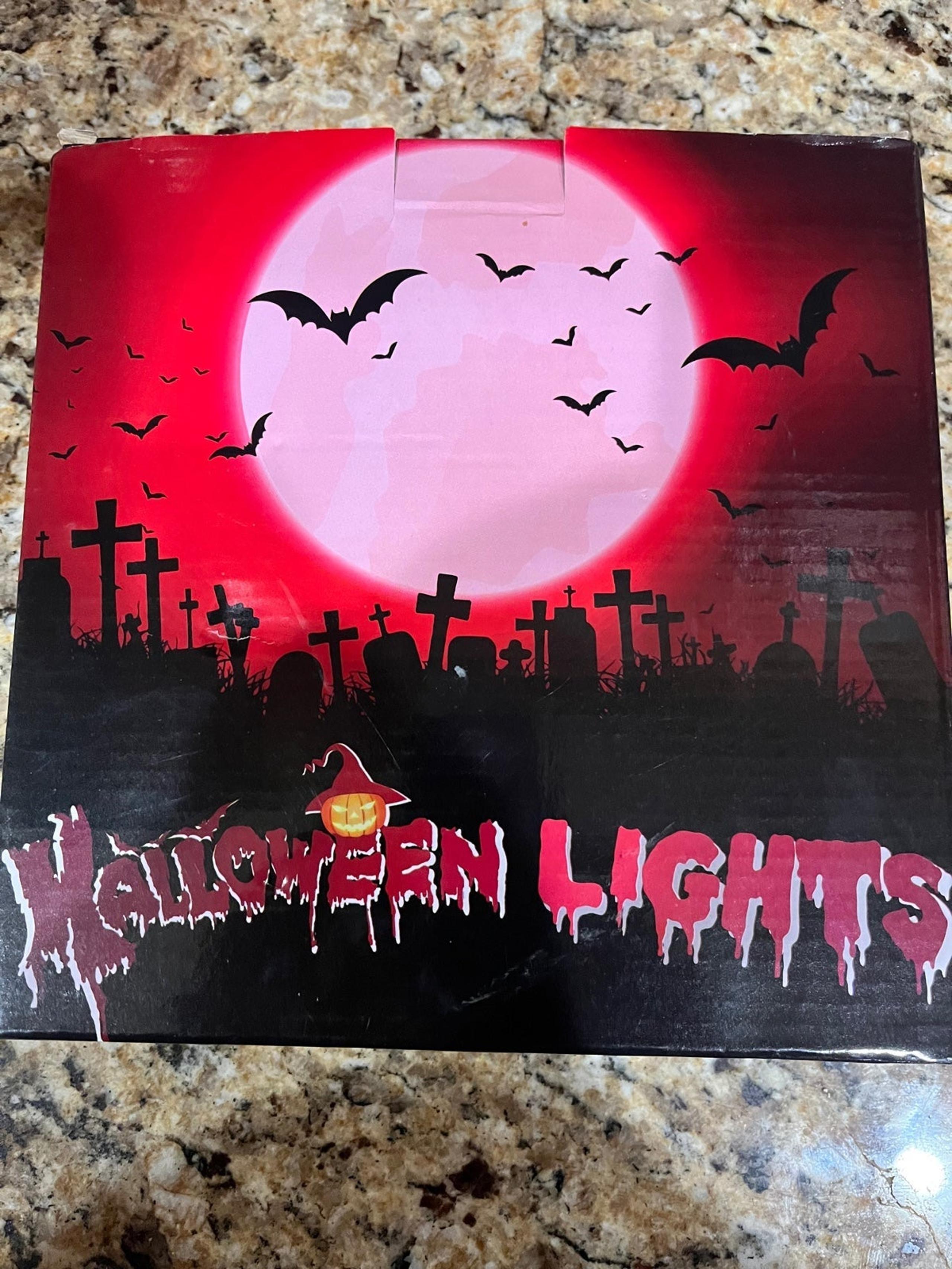 Halloween Lights purple Bats  Battery Powered  Hang around Camp site