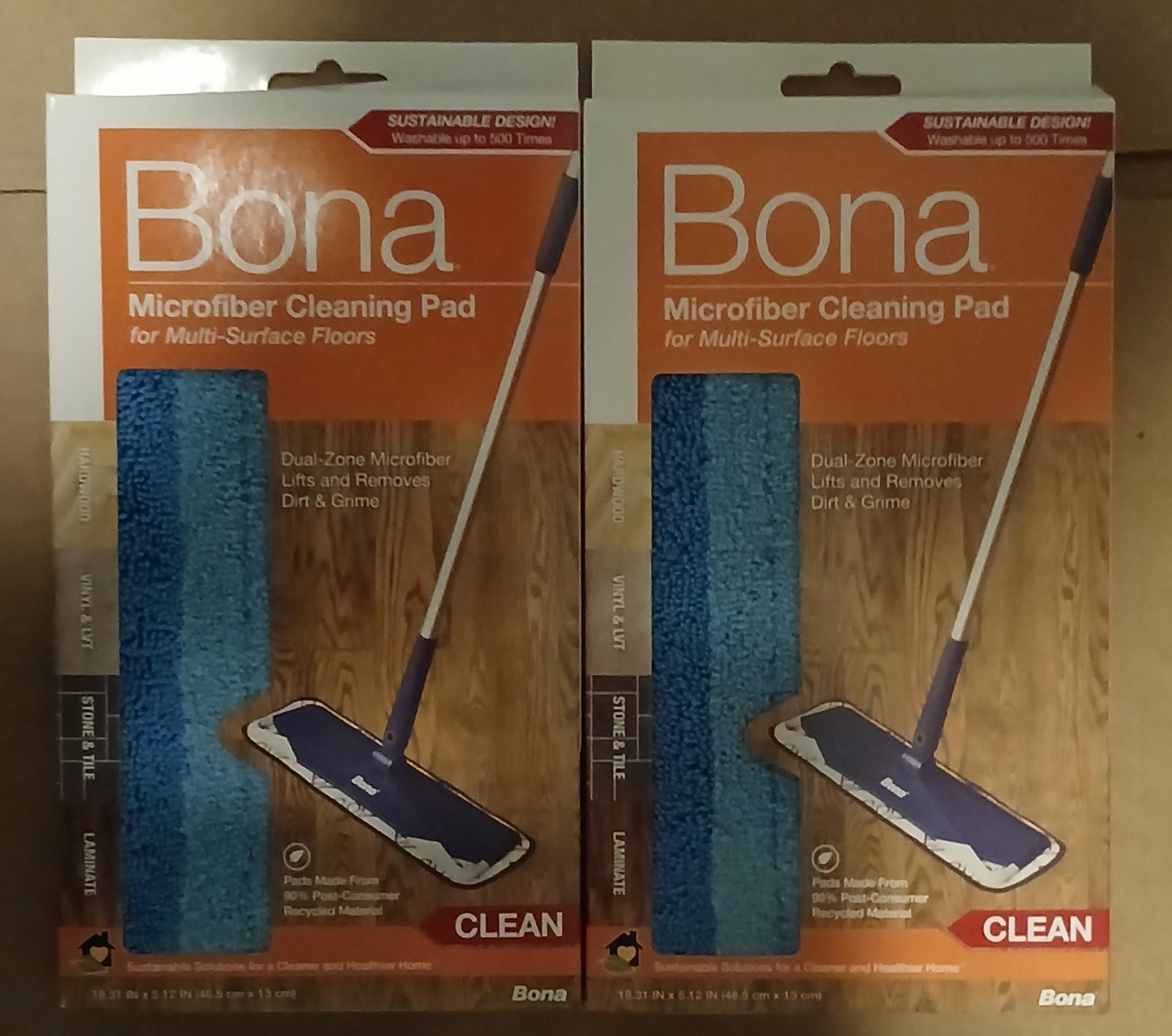 2x Bona Microfiber Cleaning Pads