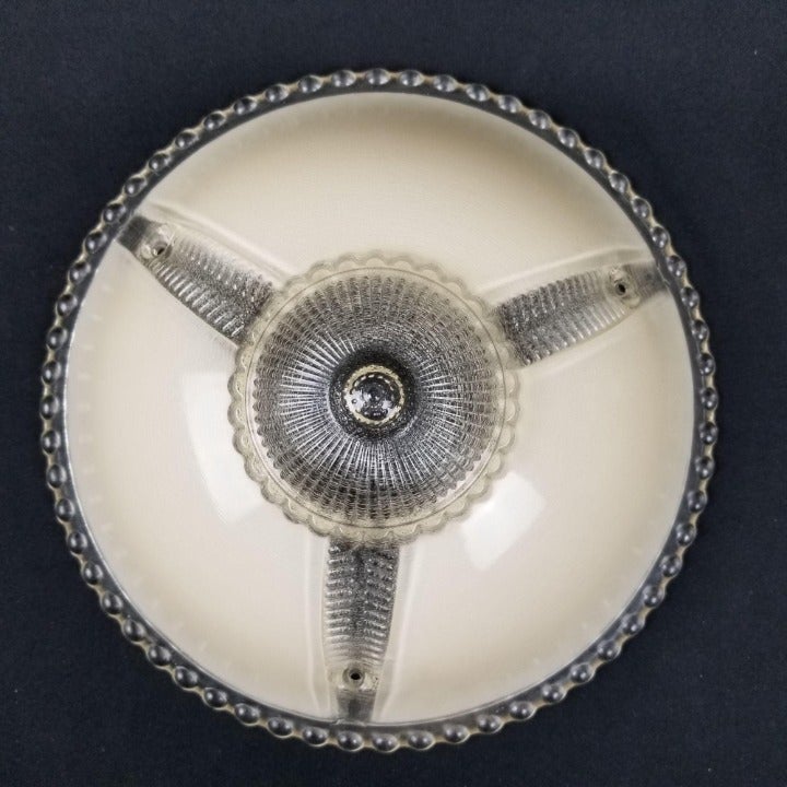 Art Deco 3 Hole Glass Ceiling Lamp Shade