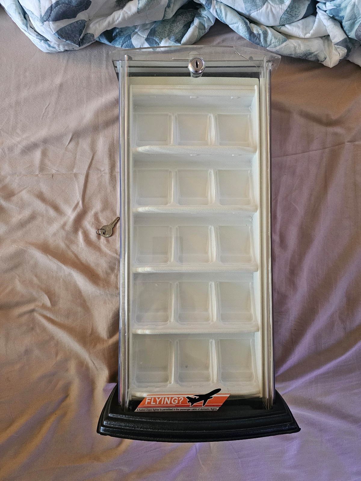 Zippo Lighter Rotating Display Case