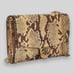 Lauren Ralph Lauren Faux Snakeskin Adair Crossbody Compact Wallet Classic