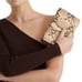 Lauren Ralph Lauren Faux Snakeskin Adair Crossbody Compact Wallet Classic