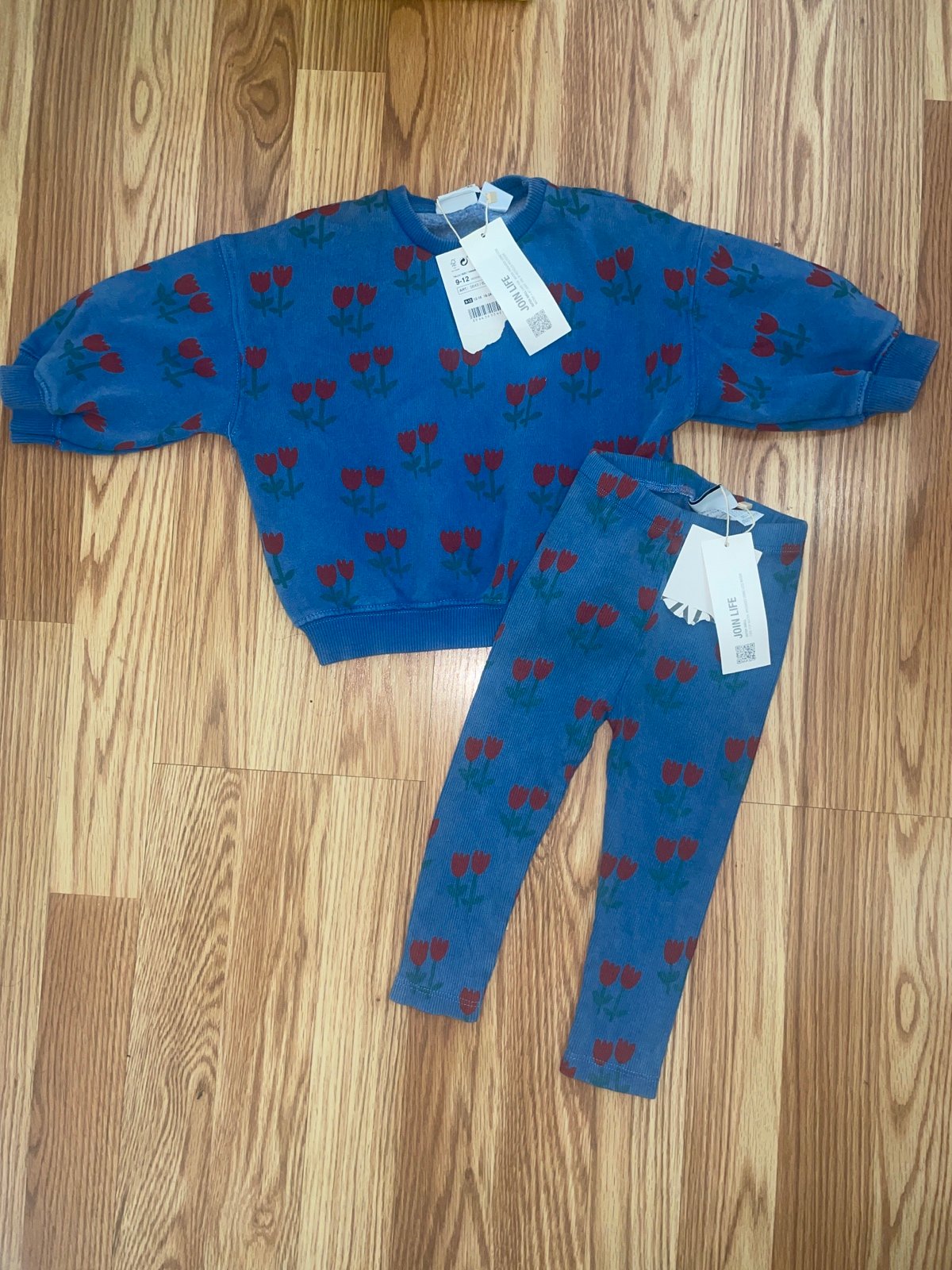 HTF zara tulip set still with tags