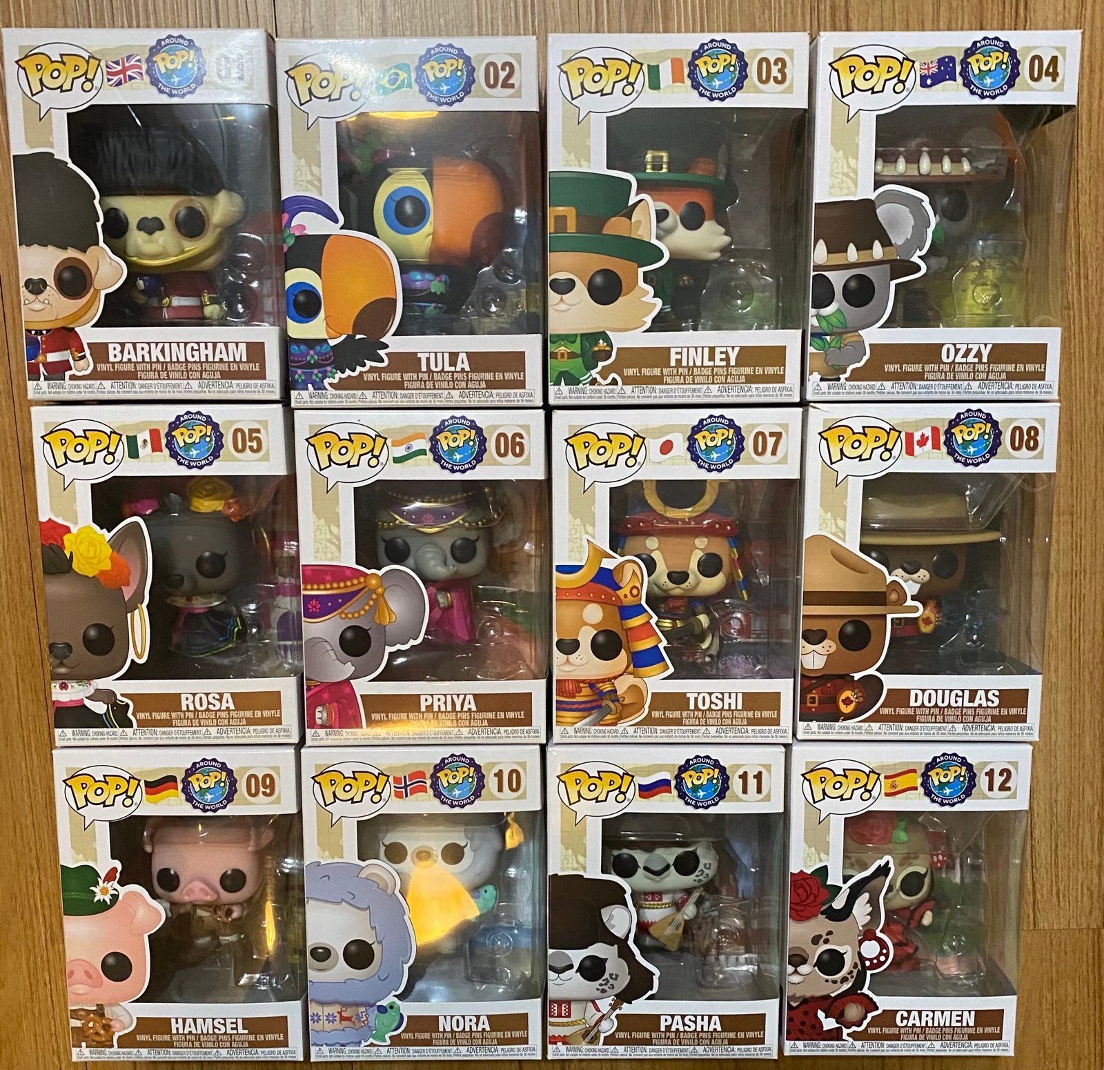 Funko pop Around the world