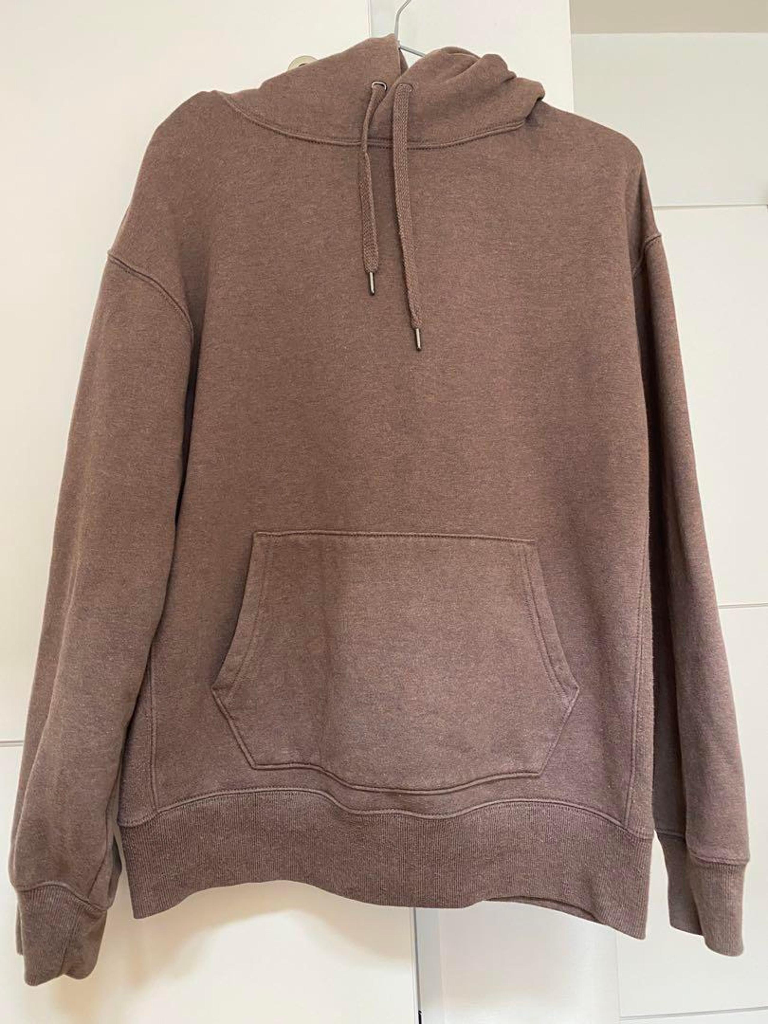 Men's Brown Hooded Sweatshirt, Size L - Uniqlo
