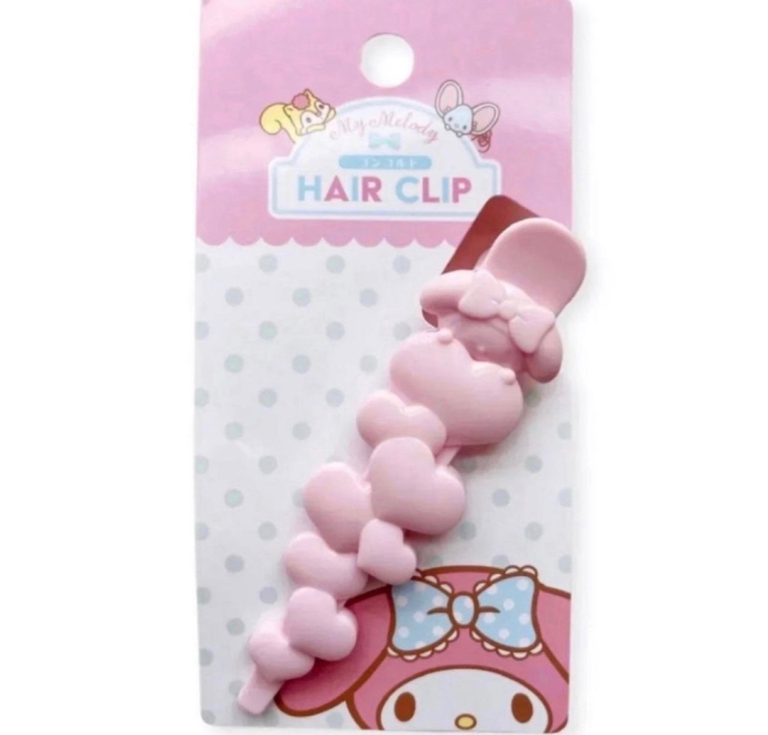 Sanrio My Melody Pink hearts hair clip
