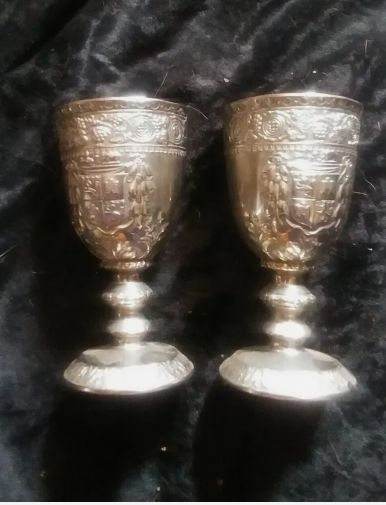 Cornell & Co goblets/cordial cups.
