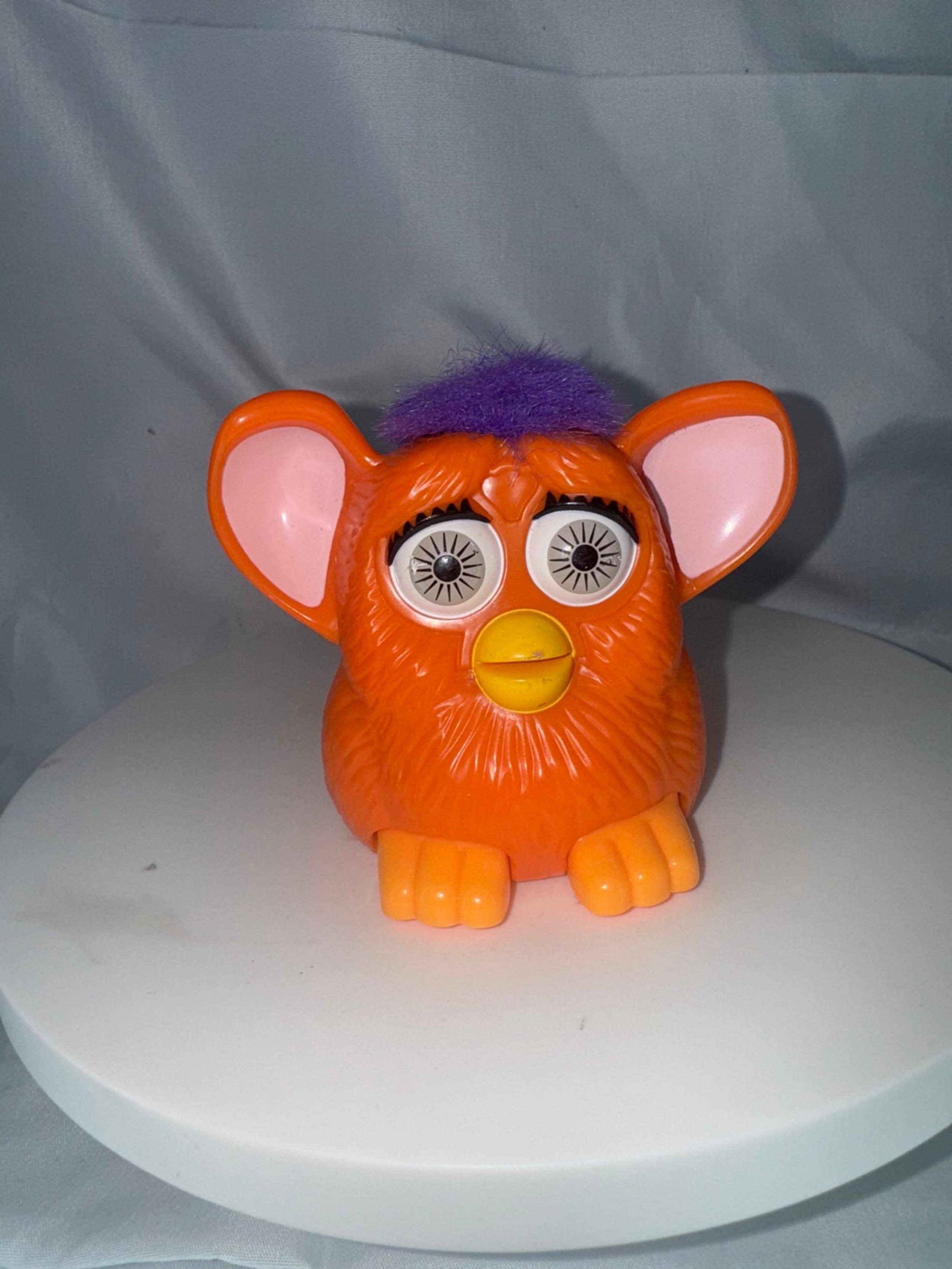 Vintage 90’s Orange Furby McDonald's Happy Meal Toy figure