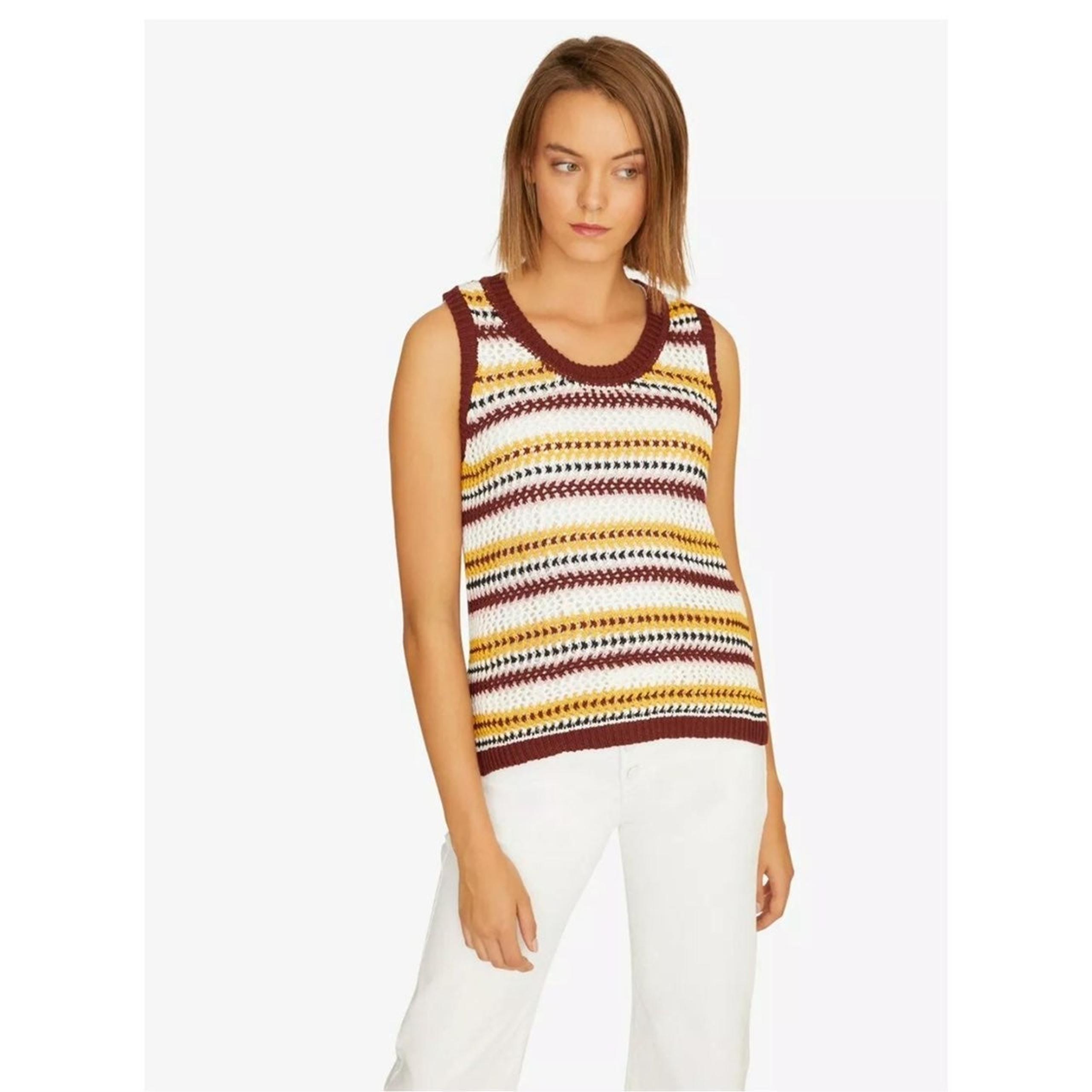 New Women's Sanctuary sunland striped knit top shirt size XL