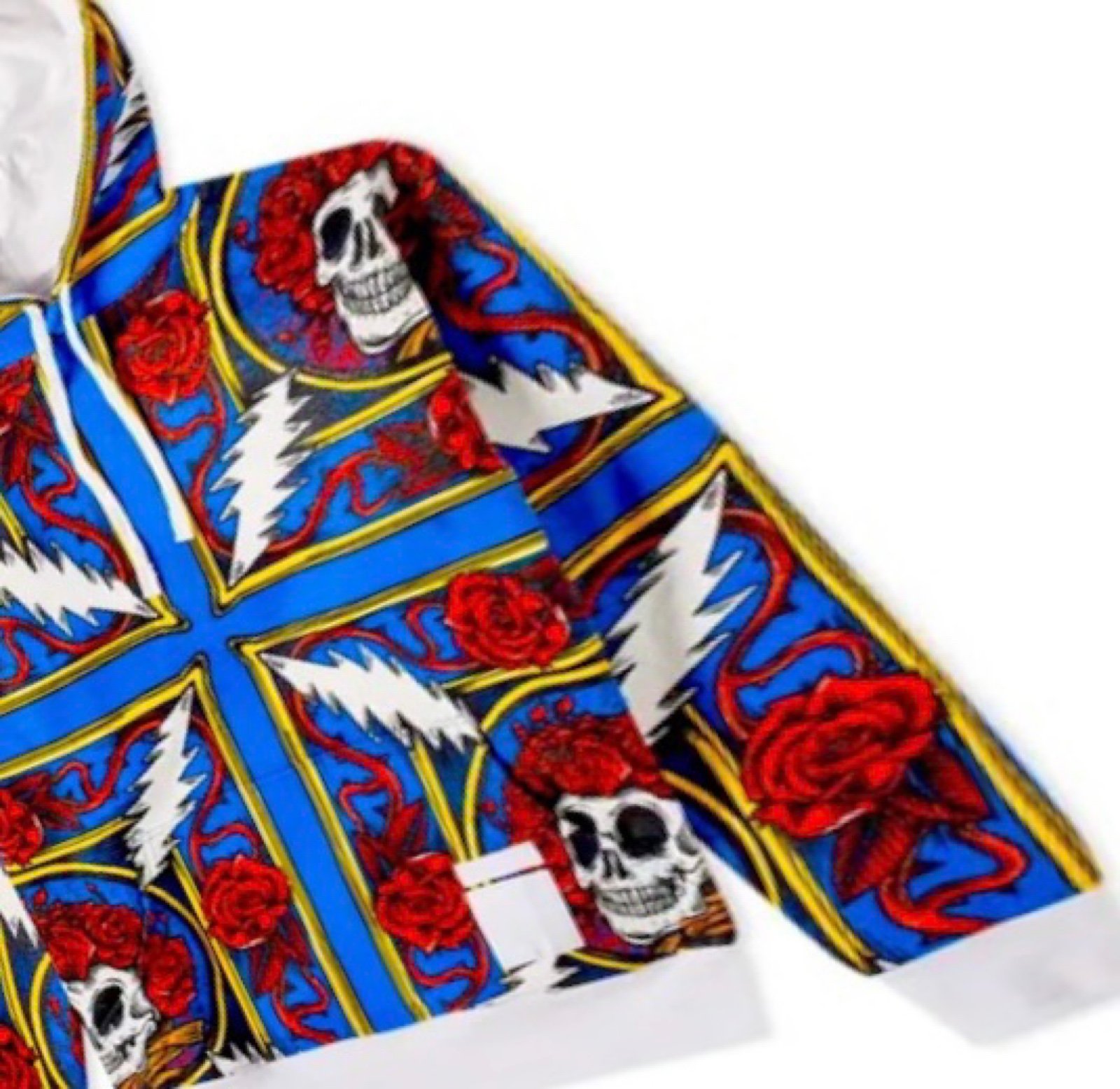 Chinatown Market x Greatful Dead Border Bandana Graphic Hoodie Size Small S