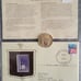 1939 New York Worlds Fair Coin and Stamp