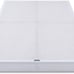 Amazon Basics King Bed Frame Metal - Smart Box Spring Base, White