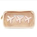 NWT Stoney Clover Lane Small Sand Clear Front Pouch w/3 Airplane Patches Sewn On