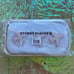 NWT Stoney Clover Lane Small Sand Clear Front Pouch w/3 Airplane Patches Sewn On