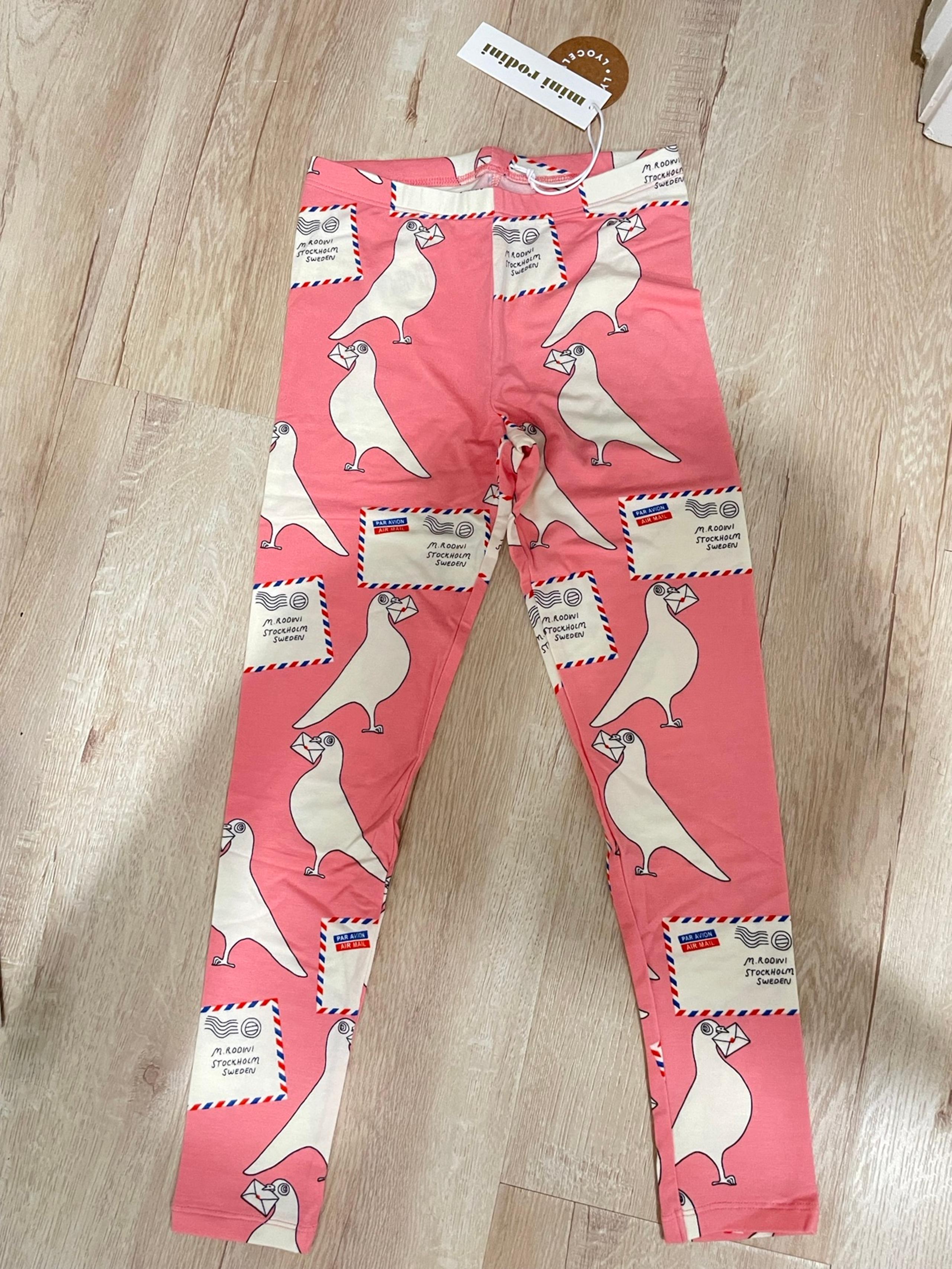 NWT Mini Rodini pigeon leggings