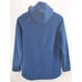 NORTH FACE HOODED PULLOVER FLEECE BLUE High Neck Size S/P