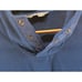 NORTH FACE HOODED PULLOVER FLEECE BLUE High Neck Size S/P