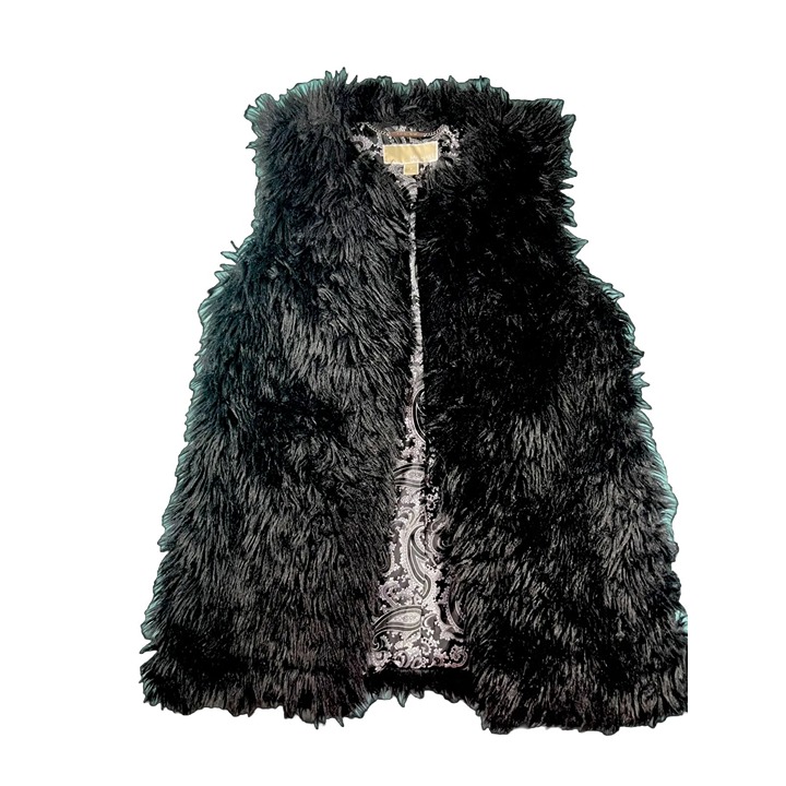 Michael kors deals rabbit fur vest