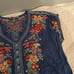 JOHNNY WAS HEIDI HEAVILY EMBROIDERED BLOUSE TUNIC DRESS Boho Medium 289