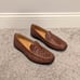 Sandro Moscoloni Woven Tan Leather Loafer sz 10.5