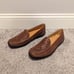 Sandro Moscoloni Woven Tan Leather Loafer sz 10.5
