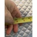 Vintage Hand Made Baby Boy Crib Blanket Quilt Satin Gingham Asian Motif 30 x 38