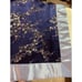 Vintage Hand Made Baby Boy Crib Blanket Quilt Satin Gingham Asian Motif 30 x 38