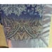 Vintage Hand Made Baby Boy Crib Blanket Quilt Satin Gingham Asian Motif 30 x 38