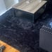 Area Rug for Bedroom, Fluffy Furry Shaggy Rugs Black 4x6 Feet