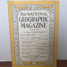 National Geographic Magazine August 1939 Forty Pages Of Illustrations In Color