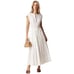 J. Crew Drop-waist midi dress in cotton poplin White L NWT