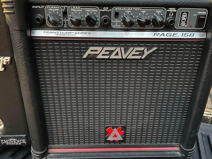 PEAVEY RAGE 158 RED STRIPE Transtube Combo Guitar Amp 15W -Price Drop!