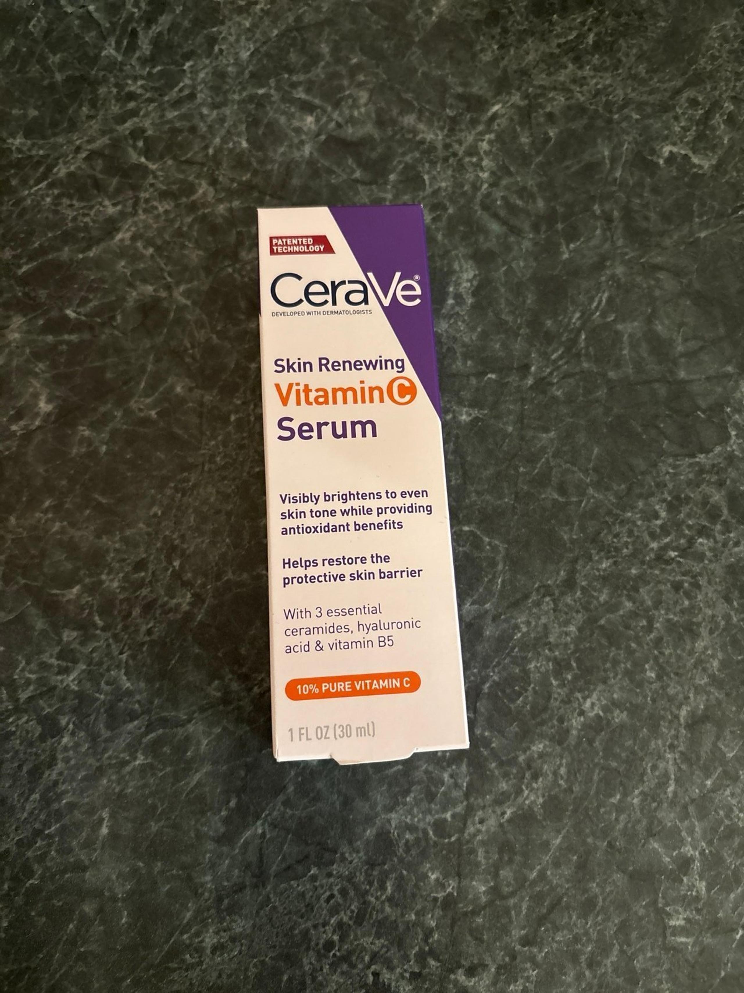 CERAVE SKIN RENEWING VITAMIN C SERUM (NEW IN BOX)