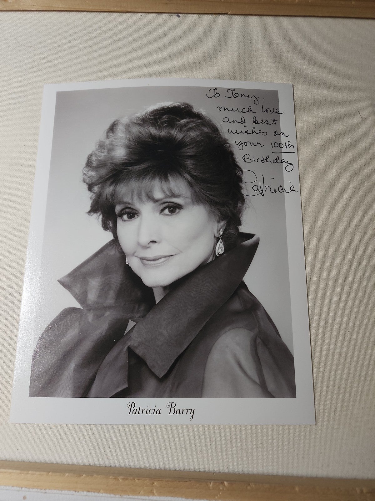 Patricia Barry(Actress autographed Send Me No Flowers, Kitten With A Whip, /Coa