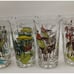 MCM Highball Glasses Set of 8 Vintage Anchor Hocking Party Gay Nineties