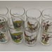 MCM Highball Glasses Set of 8 Vintage Anchor Hocking Party Gay Nineties