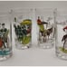 MCM Highball Glasses Set of 8 Vintage Anchor Hocking Party Gay Nineties