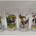 MCM Highball Glasses Set of 8 Vintage Anchor Hocking Party Gay Nineties